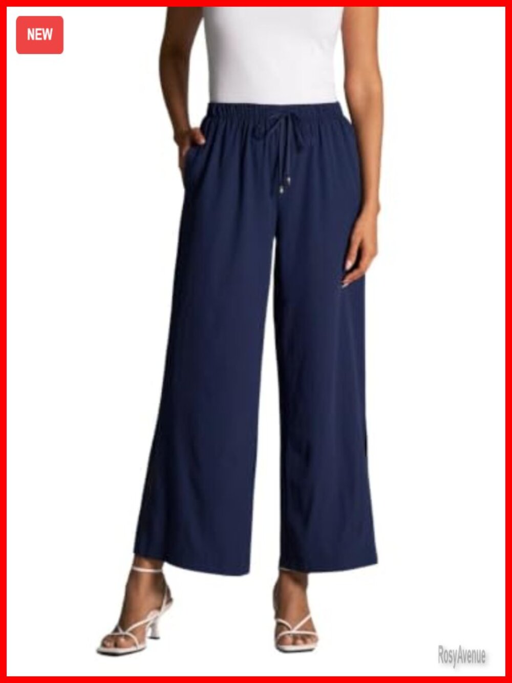 Wide Leg Pants with Side Slits UPF 50+ Sun Protection